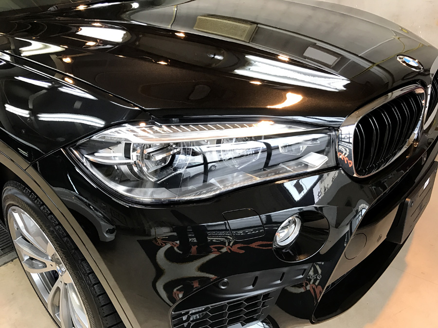 BMW・X6Mのガラスコーティング完成いたしました！