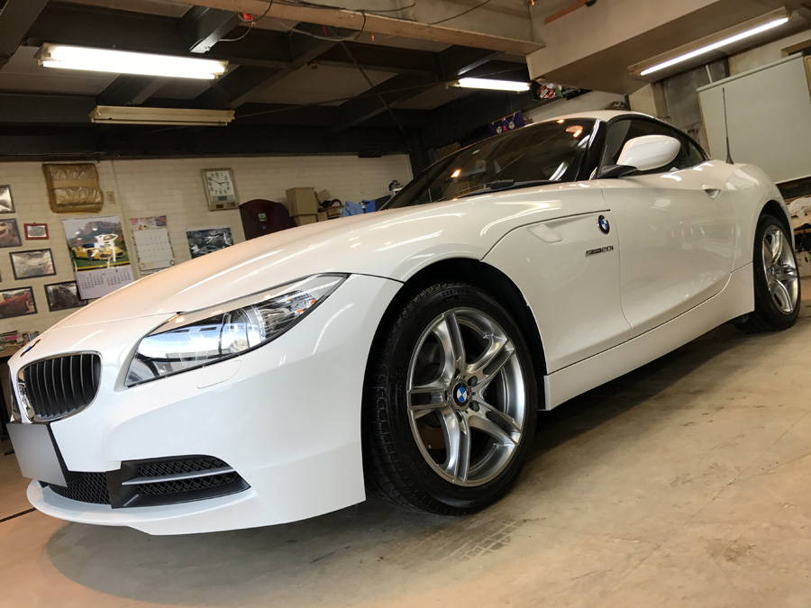 BMW・Z4のガラスコーティング完成いたしました！