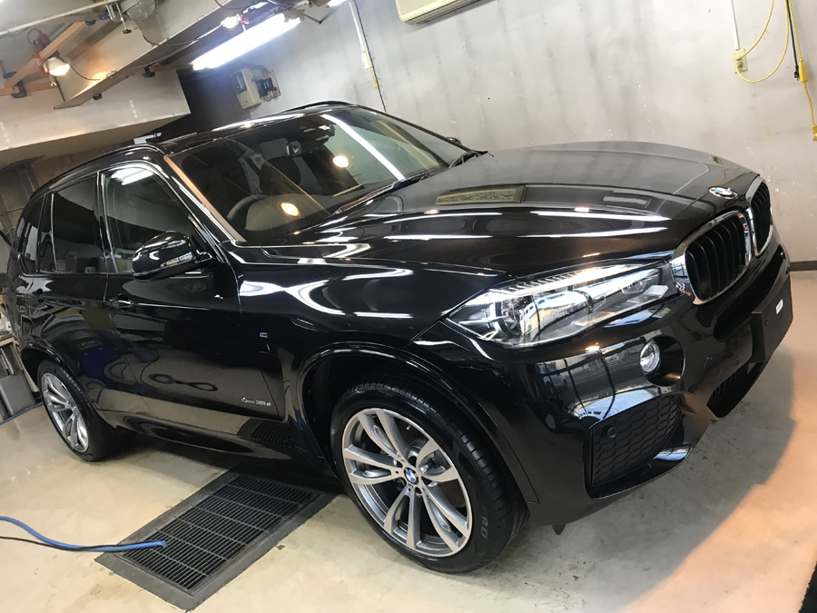 BMW・X５のガラスコーティング完成いたしました！