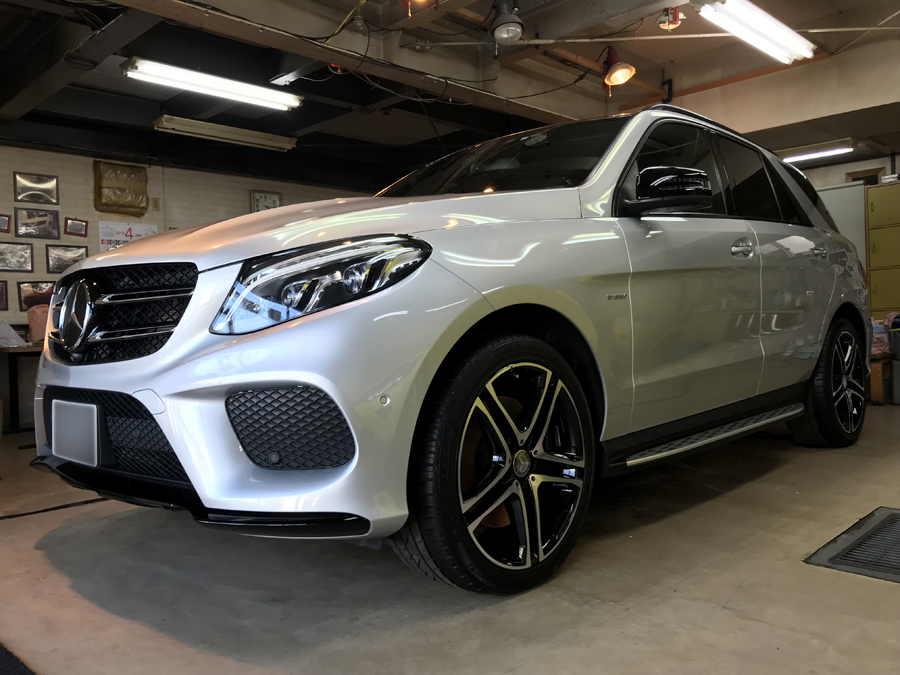 メルセデスベンツAMG・GLE43のガラスコーティング完成いたしました！