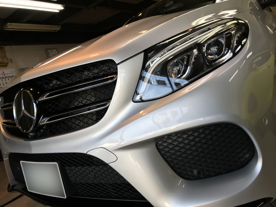 メルセデスベンツAMG・GLE43のガラスコーティング完成いたしました！